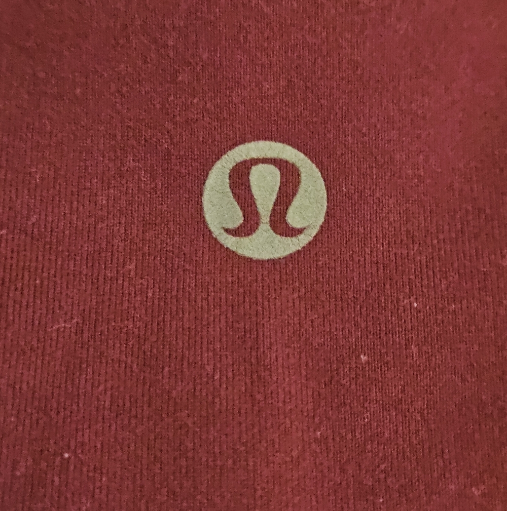 Lululemon Dark Red Leggings, Sz. 8 - Picture 3 of 7